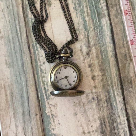 Necklace with Time Piece Pendant - Picture 2 of 2